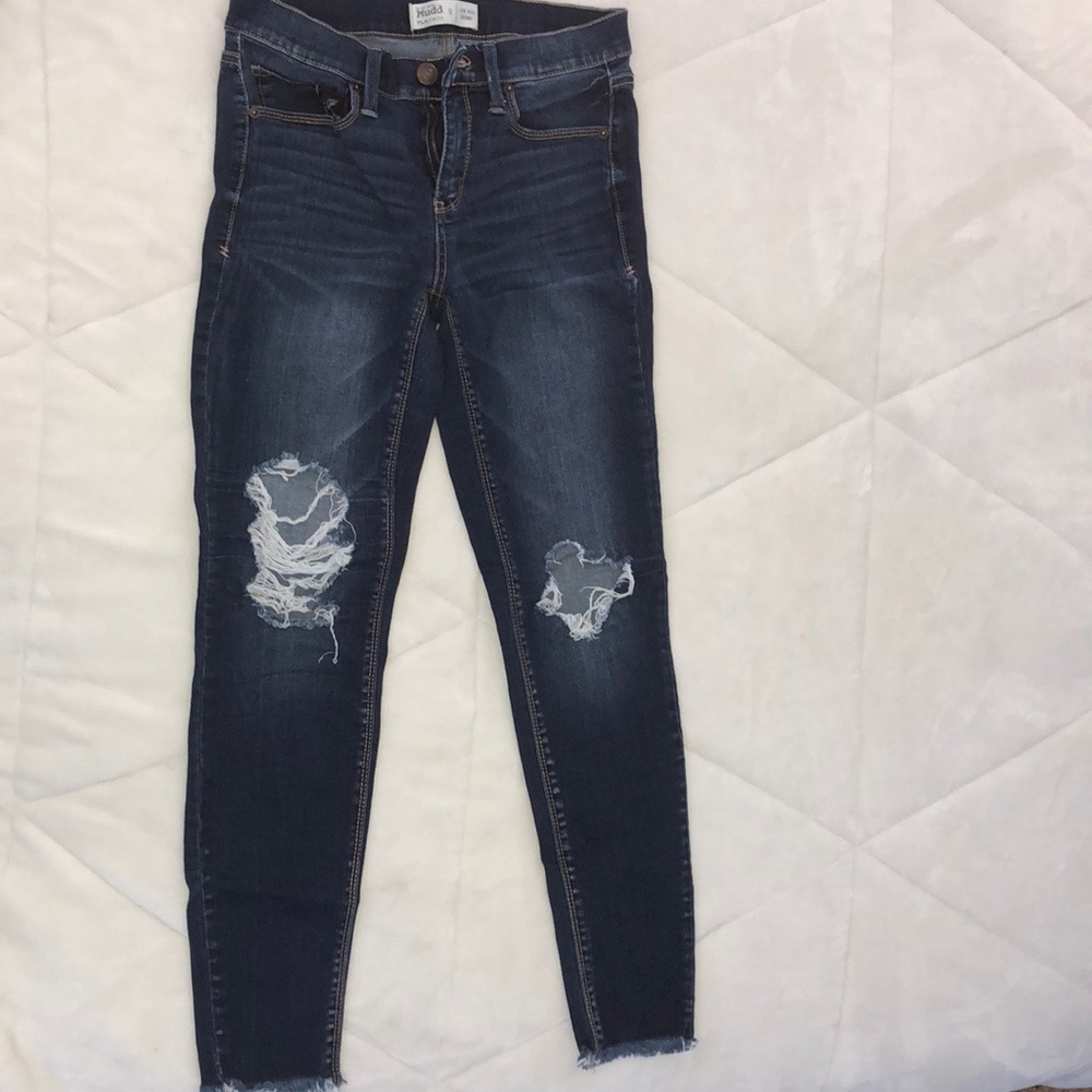 COPY - - Blue ripped jeans